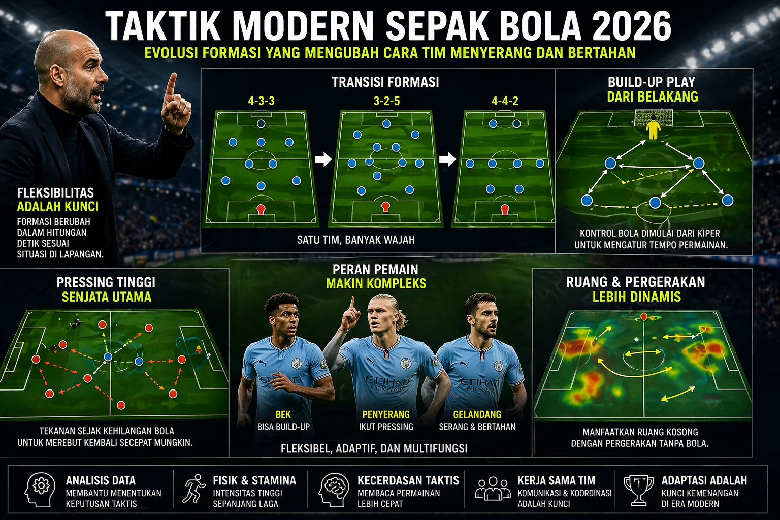 taktik modern sepak bola 2026